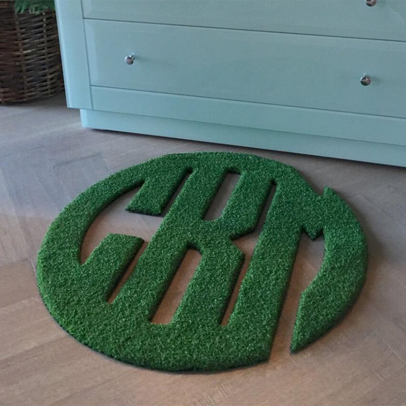 Monogram Synthetic Grass Doormat