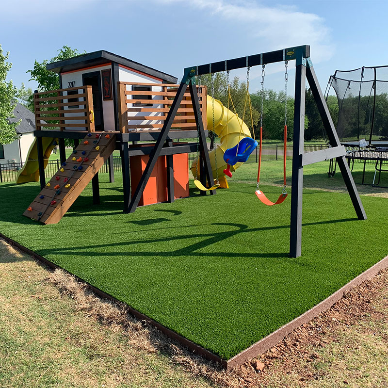 Synthetic Grass for Playgrounds OKC | Always Greener