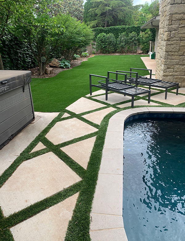 Synthetic Residential Grass Installation | Always Greener